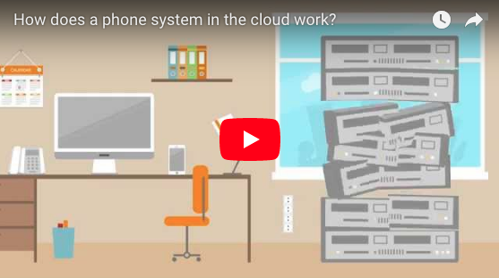 How does a phone system in the cloud work?