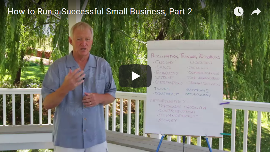 How to Run a Successful Small Business, Part 2